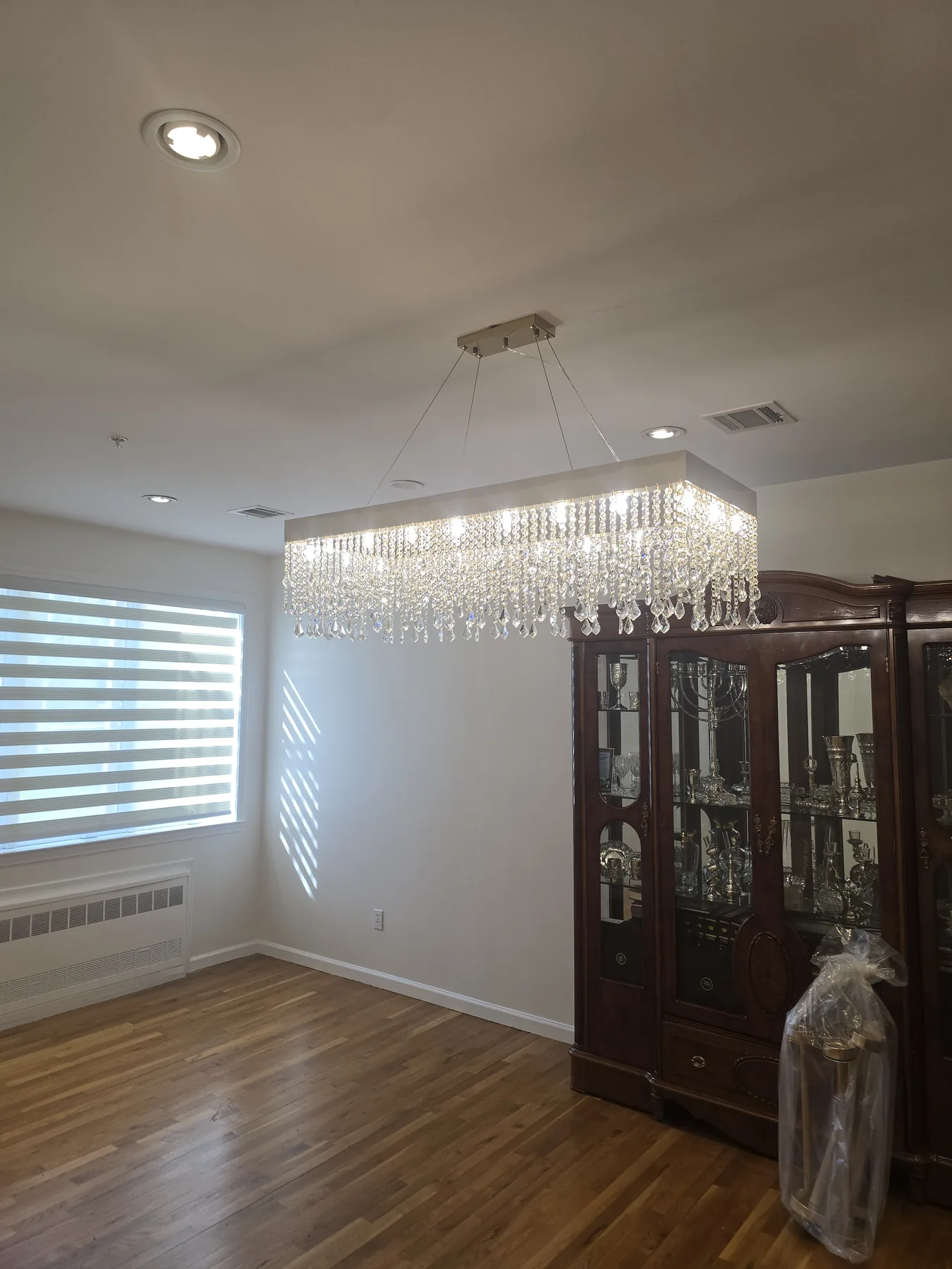 Commercial hall chandelier and lighting