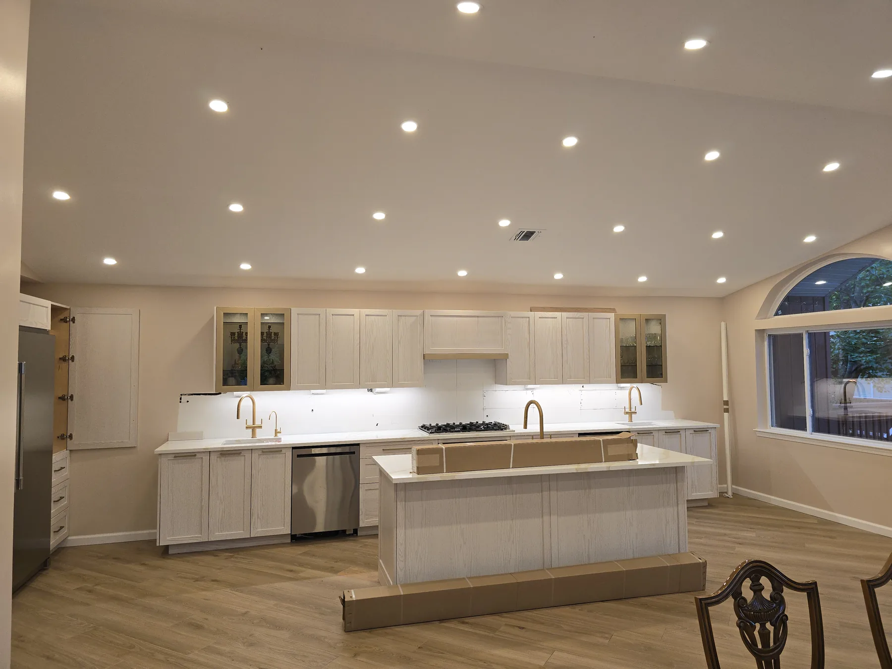 Residential kitchen lighting project